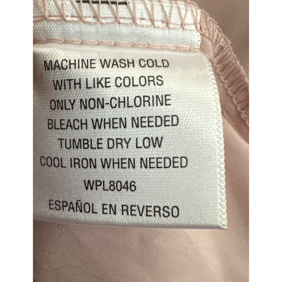 Bar III Balletcore Blouse Bell Sleeves Womens Small Blush Pink Boho Festival Top - Picture 5 of 5